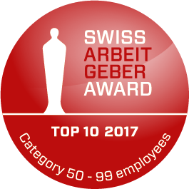 ARCOLOR - Swiss Arbeitgeber Award 2017 - Kategorie 50-99 Mitarbeitende