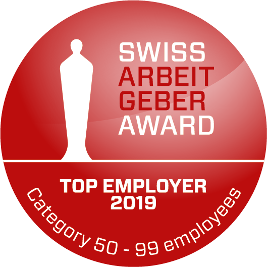 ARCOLOR - Swiss Arbeitgeber Award 2019 - Kategorie 50-99 Mitarbeitende